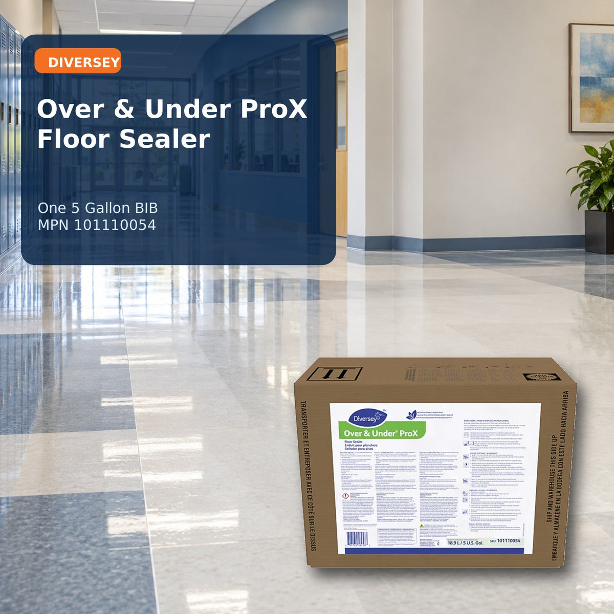 Diversey Over and Under ProX floor sealer – product hero