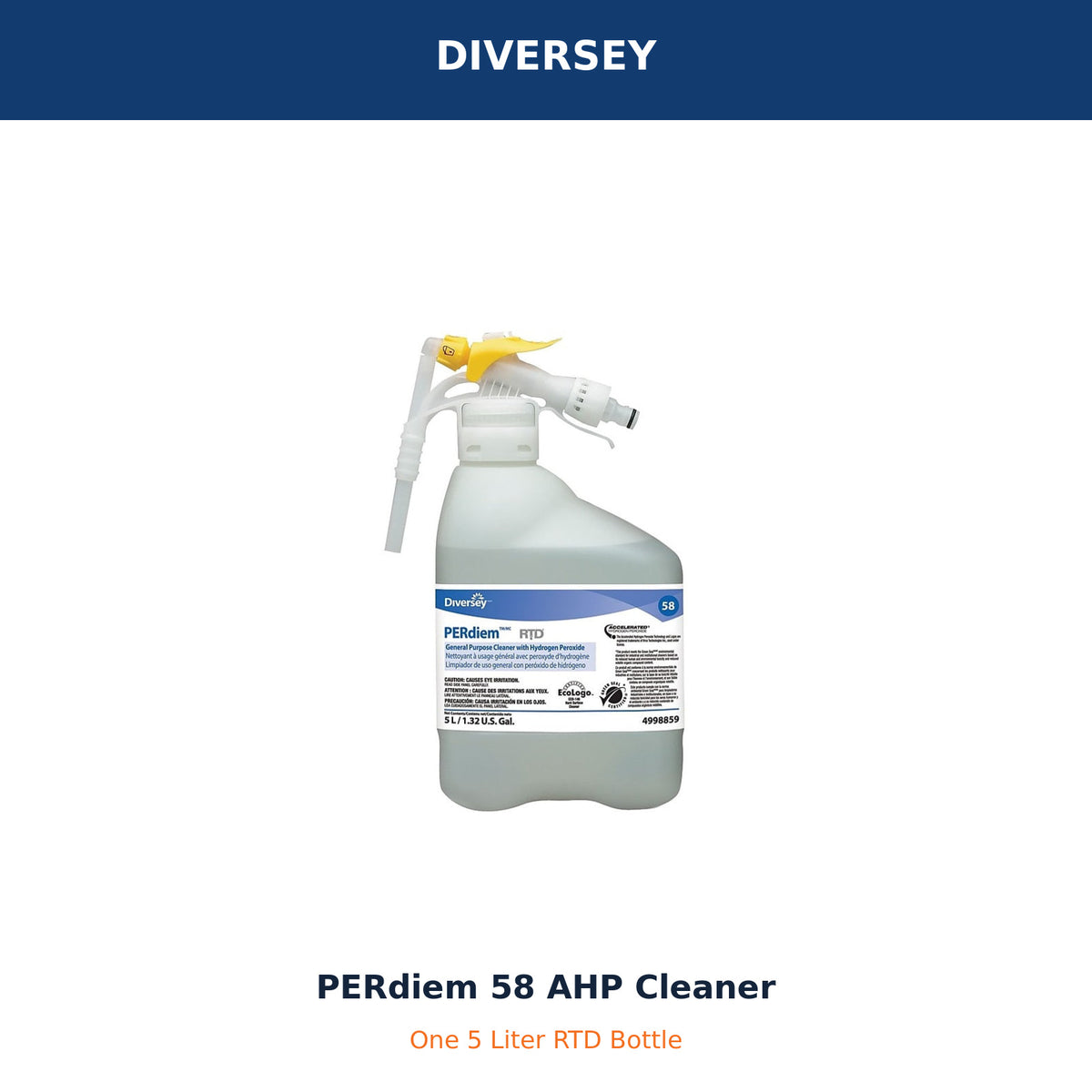 Diversey PERdiem 58 AHP multi-purpose cleaner – product hero