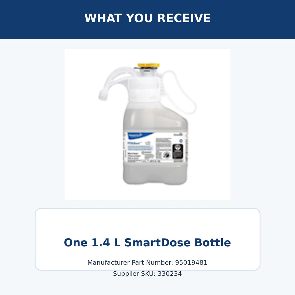Diversey PERdiem 58 SmartDose cleaner MPN 95019481 – package quantity