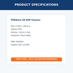 Diversey PERdiem 58 AHP multi-purpose cleaner – product specifications