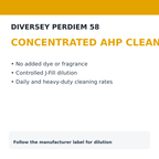 Diversey PERdiem 58 J-Fill cleaner benefits