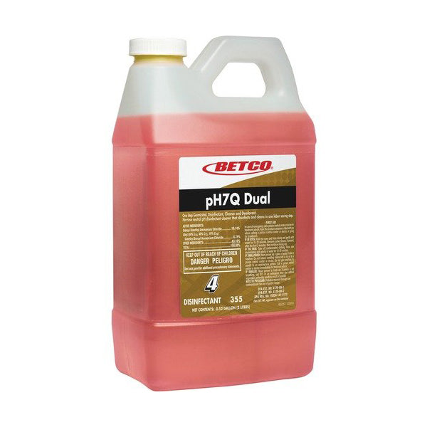 Betco pH7Q Dual 3554700 2 L FastDraw concentrate bottle