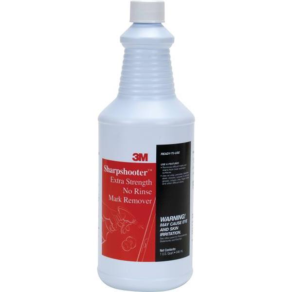 3M Sharpshooter Extra Strength No-Rinse Mark Remover, 32 oz, 12/Case – 19344 — representative product photo; order quantity as listed