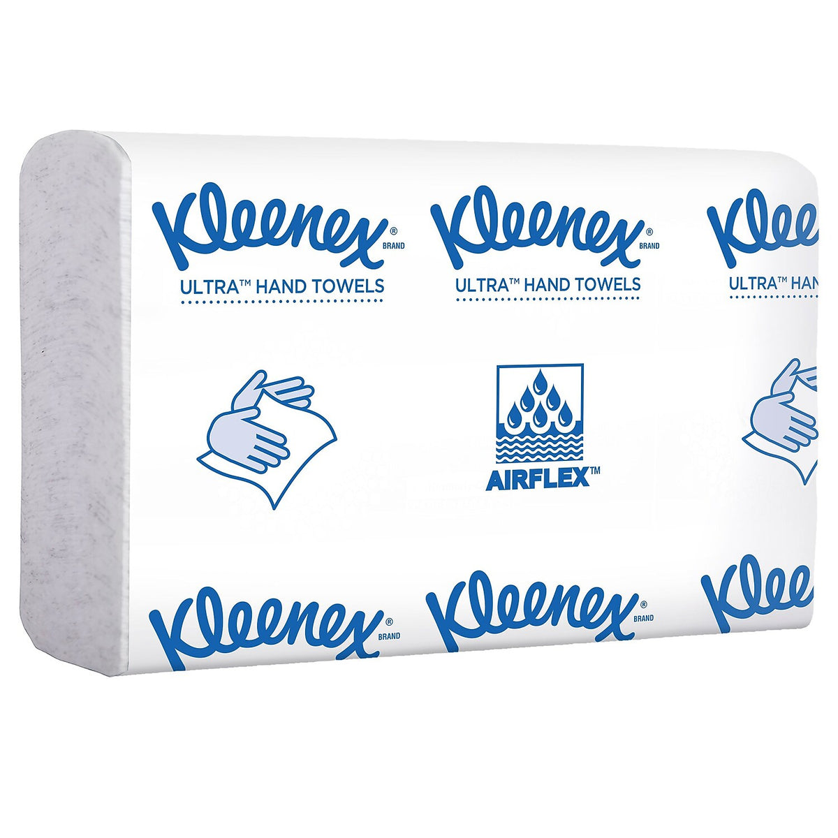 Kleenex Reveal White Multifold Hand Towels, 2,400 Towels/Case – MPN 46321 — representative product photo; order quantity as listed
