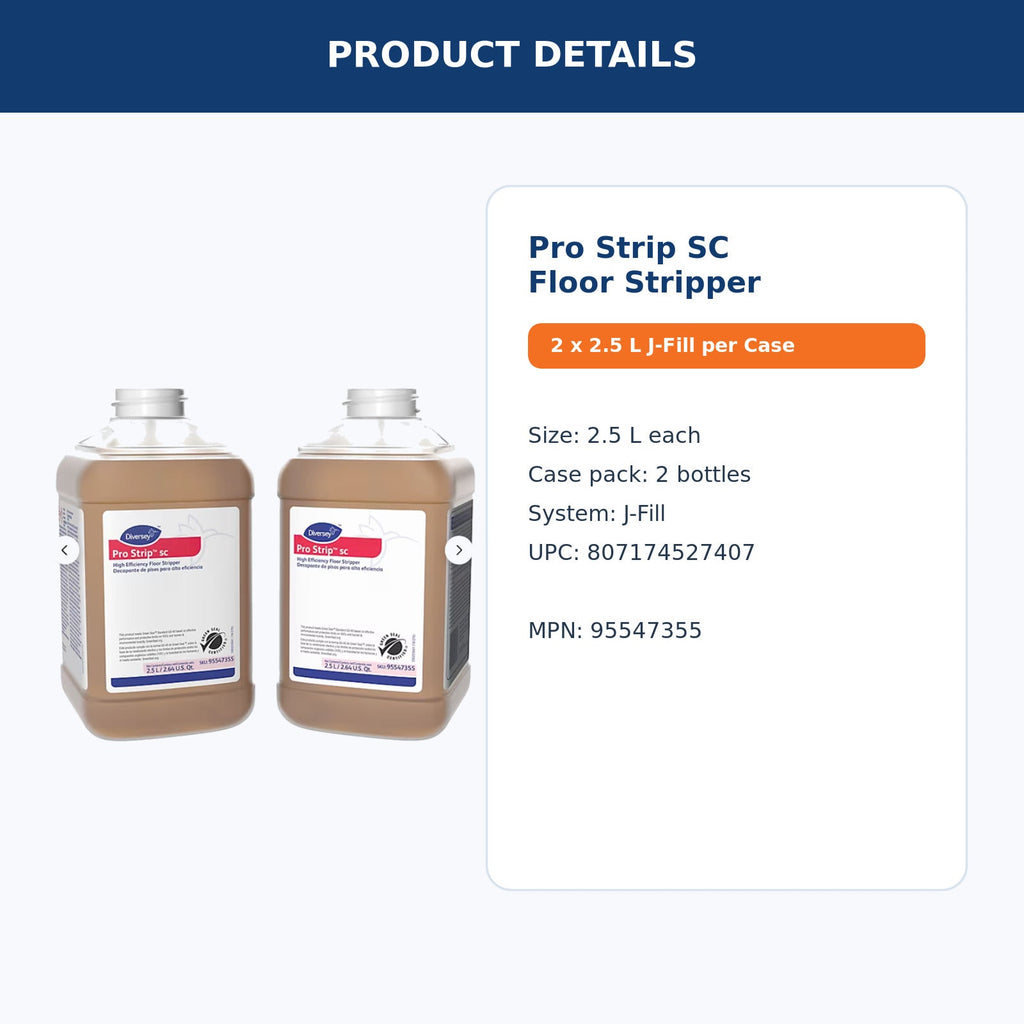 Diversey Pro Strip SC J-Fill floor stripper – product details