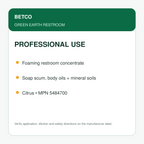 Betco Green Earth Restroom Cleaner professional uses