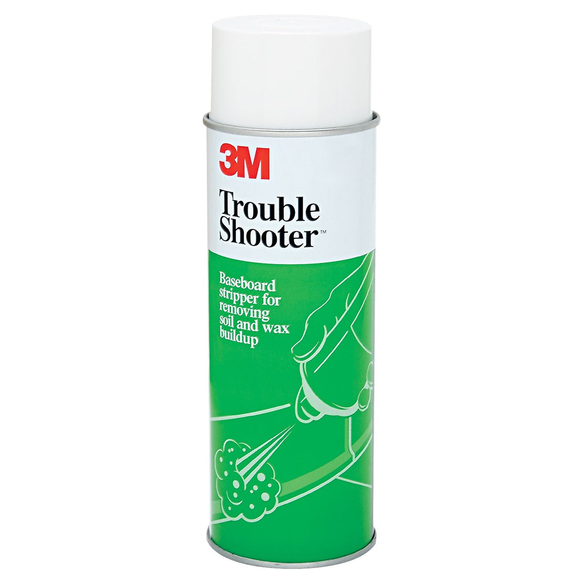 3M TroubleShooter Baseboard Stripper, 21 oz Aerosol, 12/Case — product photo; order quantity as listed