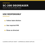 Spartan SC-200 220004 safe-use guidance