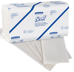Scott Pro Scottfold White Towels, 175/Pack, 25/Case – MPN 01980
