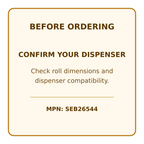 SEB26544 dispenser compatibility reminder