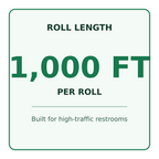 SEB26544 roll length: 1,000 feet per roll