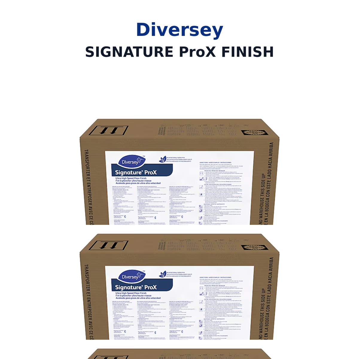 Diversey Signature ProX UHS Floor Finish package quantity and what you receive