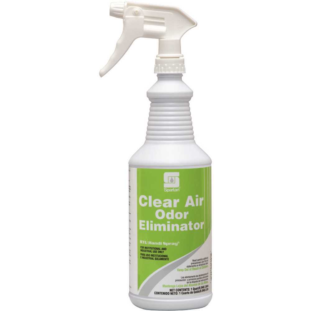 Spartan Clear Air Citrus Odor Eliminator quart spray bottle, MPN 304403