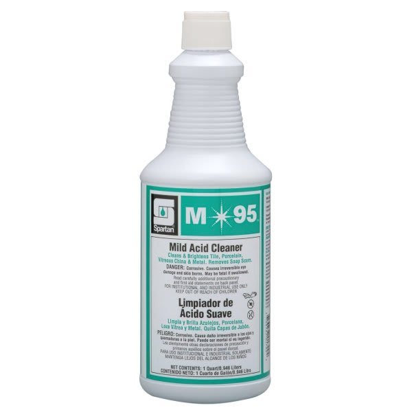 Spartan M95 Acid Restroom Cleaner quart bottle, MPN 711503