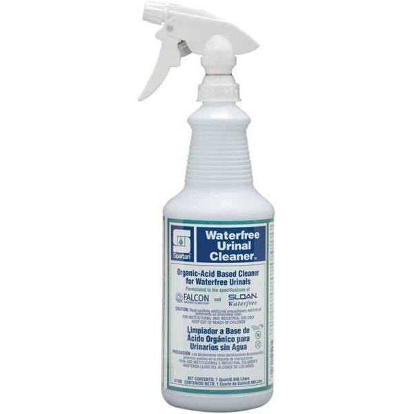 Spartan Waterfree Urinal Cleaner quart spray bottle, MPN 718003