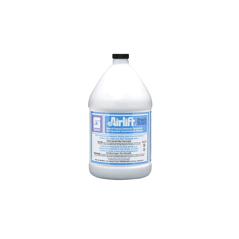 Spartan Airlift 302204 Fresh Scent concentrated air freshener, one-gallon jug, four per case