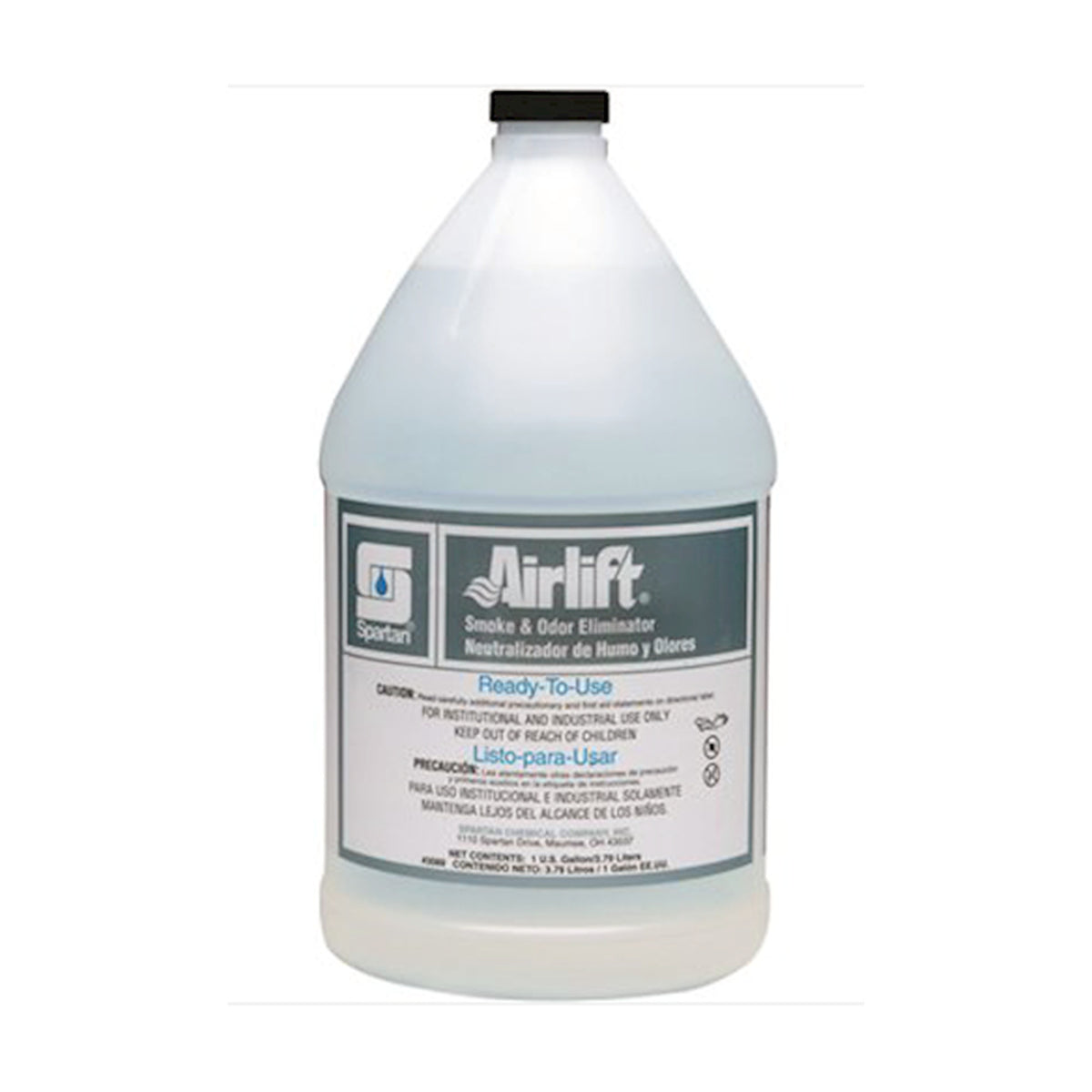 Spartan Airlift 308904 Smoke and Odor Eliminator, Floral scent, 1-gallon jug, four per case
