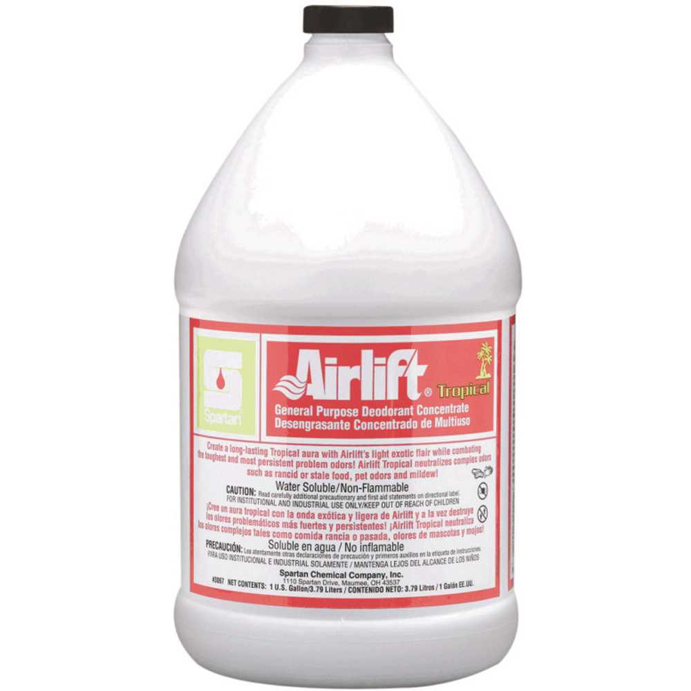 Spartan Airlift Tropical Odor Eliminator, 1 gal, 4/Case — product photo
