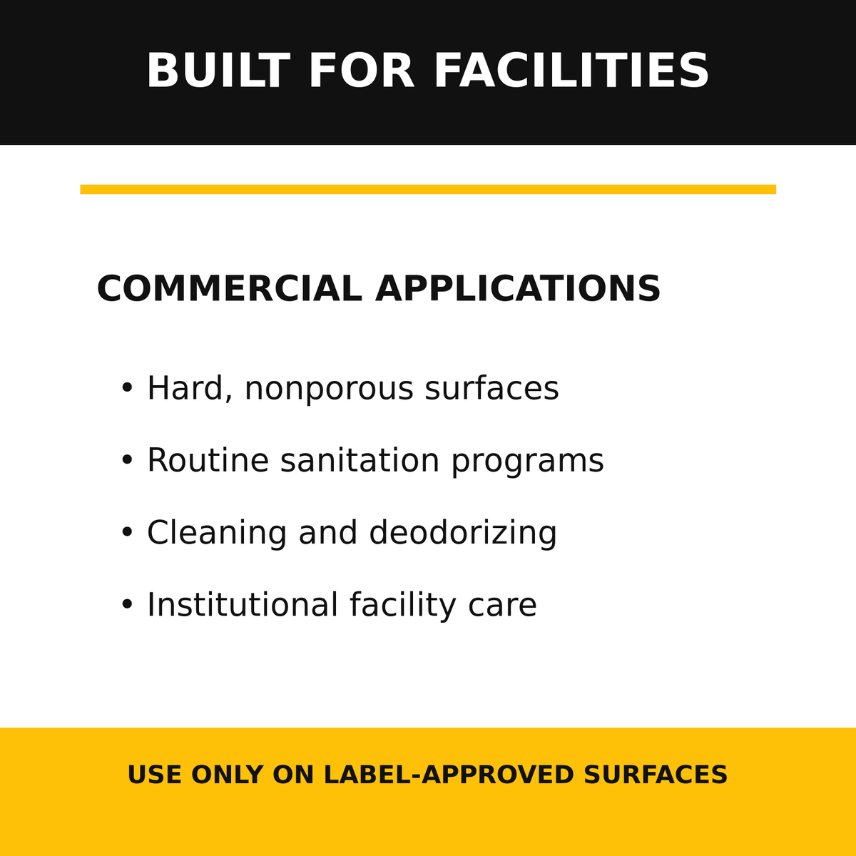 Spartan BNC-15 commercial facility applications and approved-surface guidance