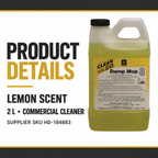 Spartan Damp Mop lemon scent 2 liter commercial cleaner supplier SKU HD-184883