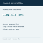 Spartan Hepacide Quat II two-case offer contact information