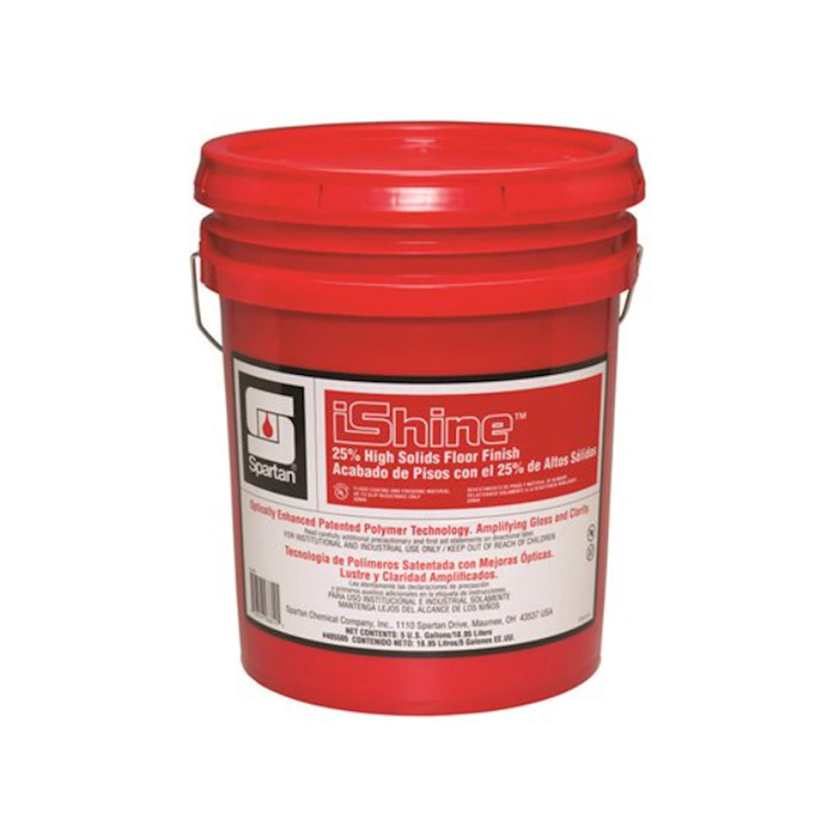Spartan iShine Floor Finish 25% solids 5 gallon pail, MPN 545505