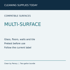 Spartan Clean by Peroxy two-gallon bundle uses information