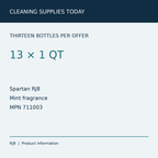 Spartan RJ8 13-bottle offer pack information
