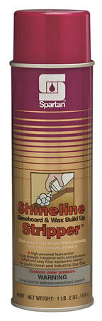 Spartan Shineline Baseboard & Wax Stripper, 18 oz Aerosol, 12/Case — product photo