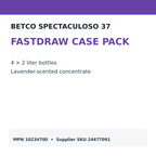 Betco Spectaculoso FastDraw 37 four-bottle case pack