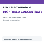 Betco Spectaculoso concentrate yield information