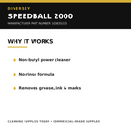 Diversey Speedball 2000 performance benefits