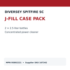 Diversey Spitfire SC J-Fill 2.5 liter two-bottle case
