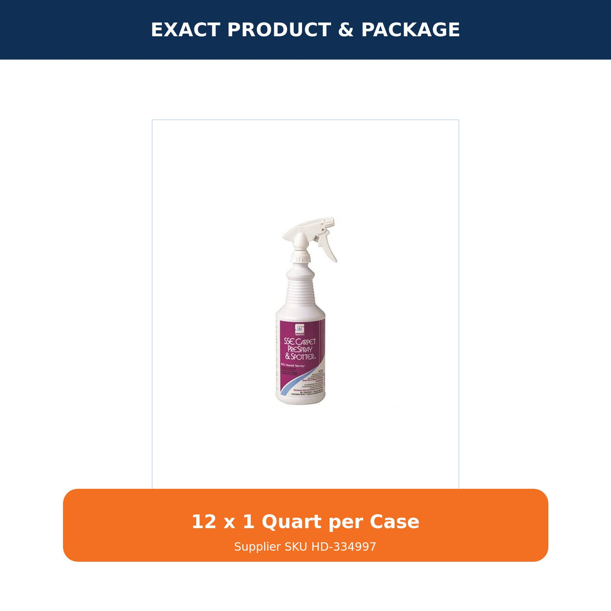 Spartan SSE Carpet Prespray, Citrus, 1 Qt, 12/Case – 02 package