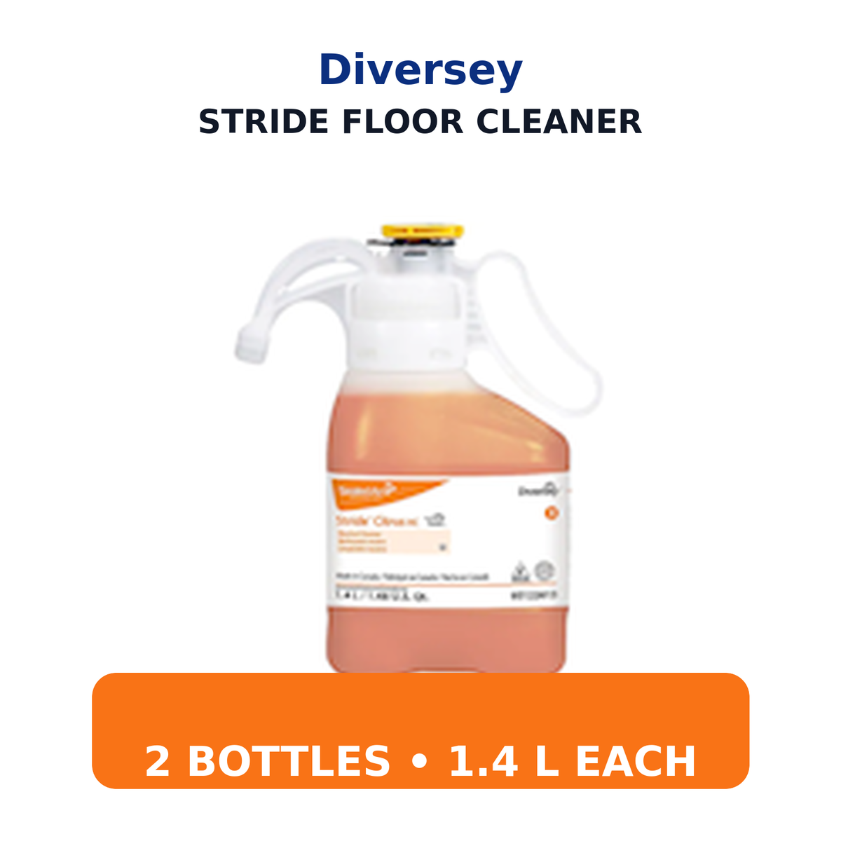 Diversey Stride SmartDose Neutral Floor Cleaner package quantity and what you receive