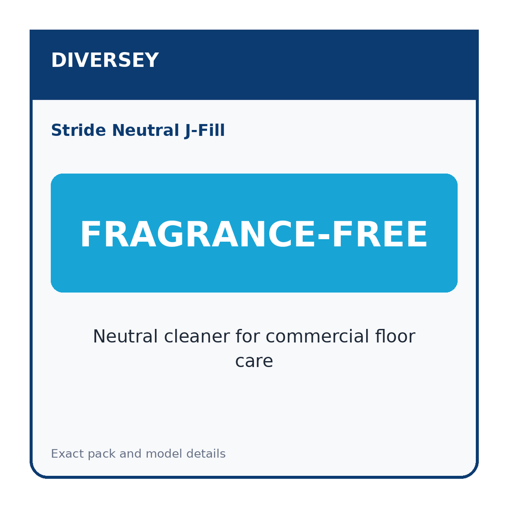 Diversey Stride Neutral J-Fill specification 3 of 5