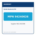 Diversey Stride Neutral J-Fill specification 5 of 5