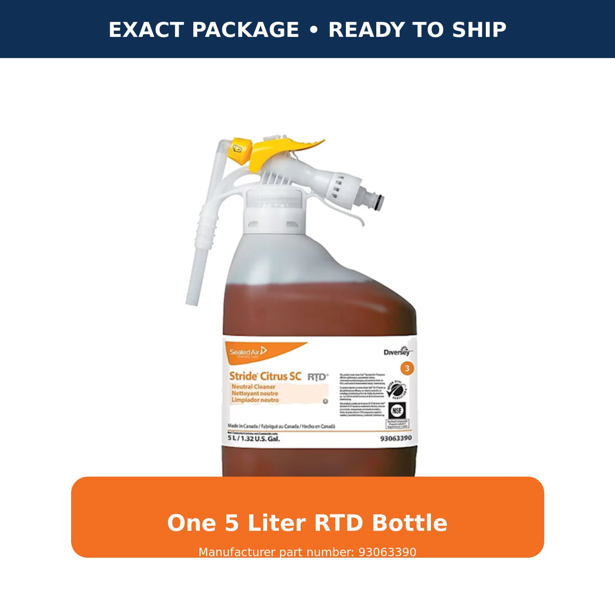Diversey Stride SC 3 neutral cleaner – package quantity