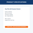 Betco Top Flite FastDraw all-purpose cleaner – product specifications