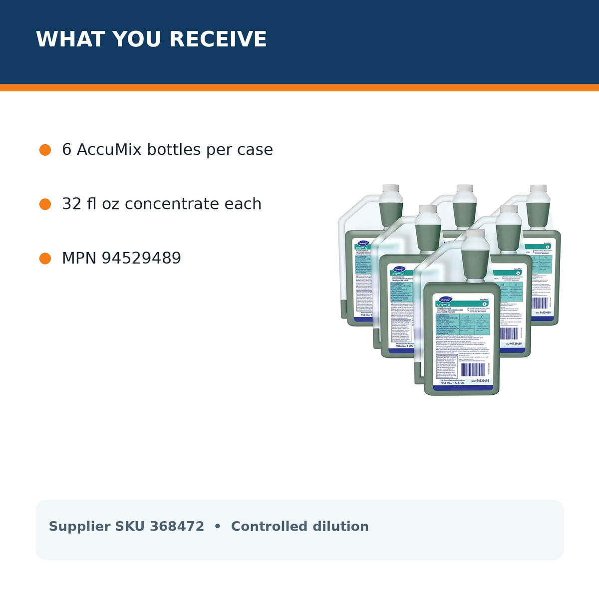 Diversey UHS SC 4 case quantity and package details