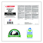 Betco Green Earth Daily Floor Cleaner 5364700 back label and directions