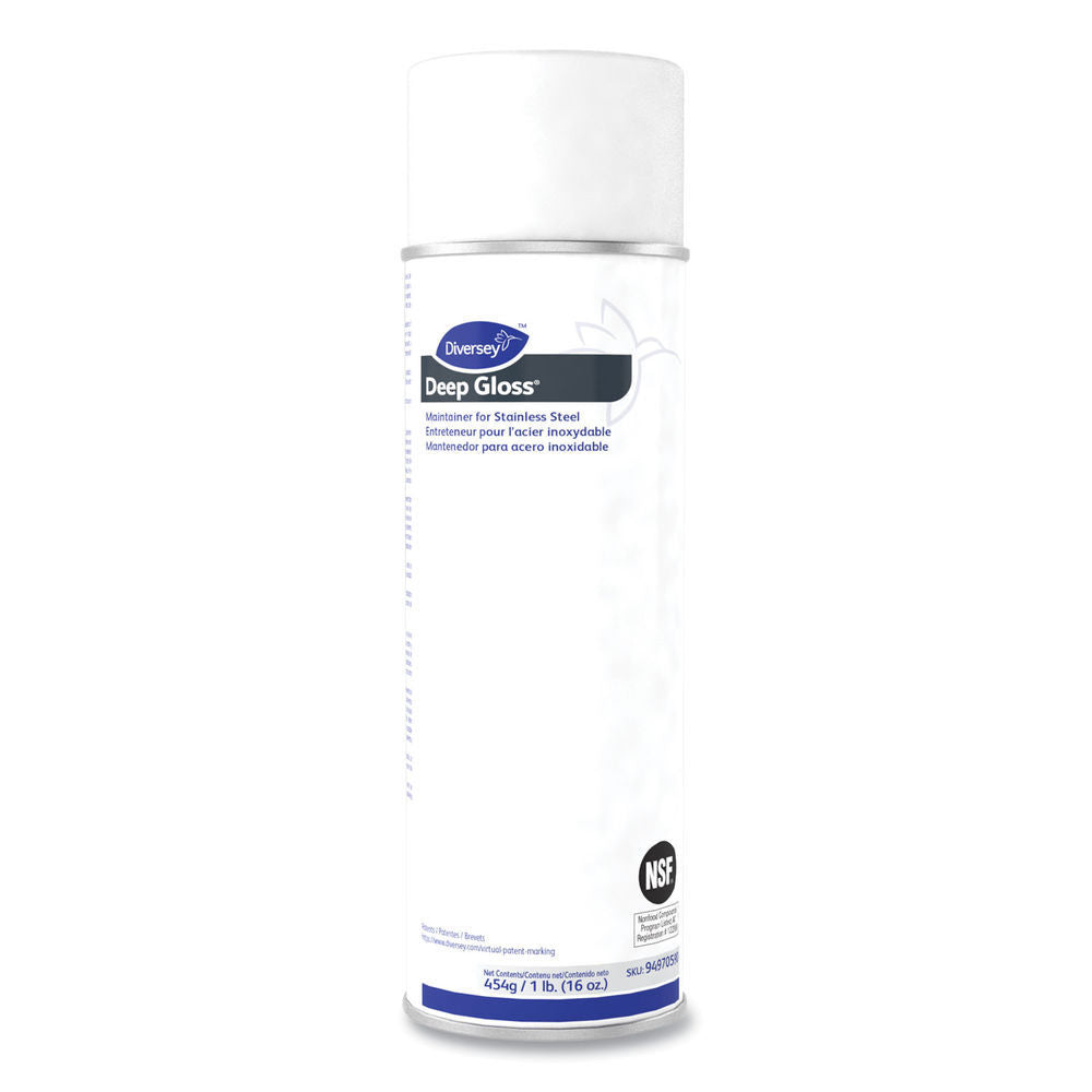 Diversey Deep Gloss 94970590 16 oz aerosol can alternate front view