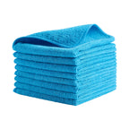 Rubbermaid HYGEN 1820579 blue microfiber cloth stack