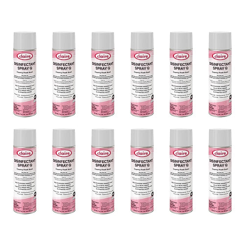Claire Spray Q Country Fresh 17-ounce aerosol disinfectant, sold 12 cans per carton