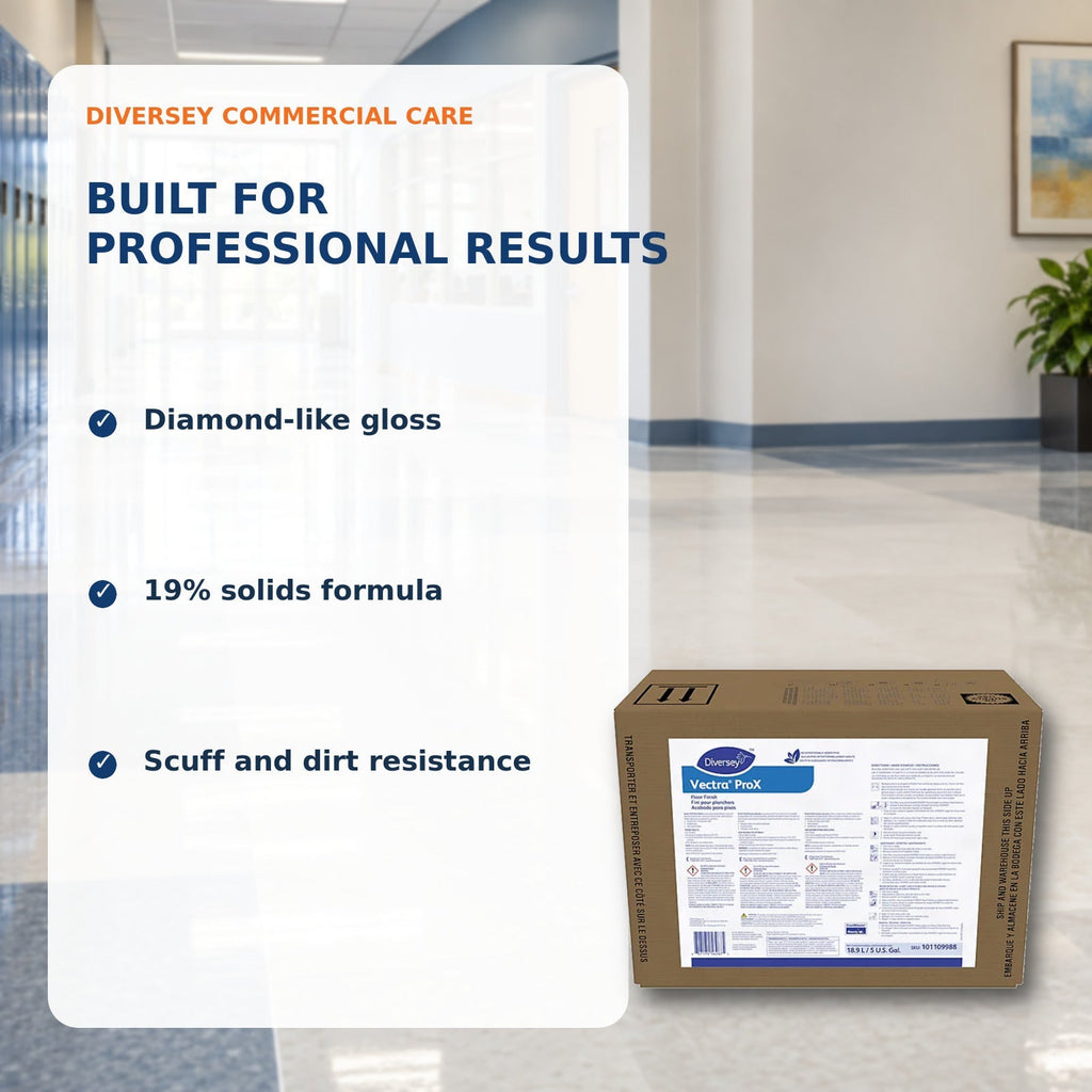Diversey Vectra ProX floor finish – product benefits