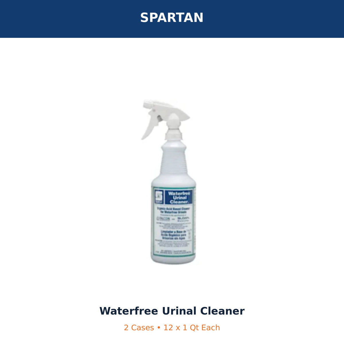 Spartan Waterfree urinal cleaner – product hero
