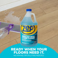 Zep ZUMSF128 one-gallon bottle beside a spray mop; offer includes 8 one-gallon bottles