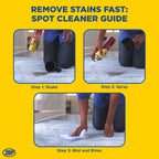 Zep ZUSPOT19 manufacturer spot-removal directions; offer includes 10 cans